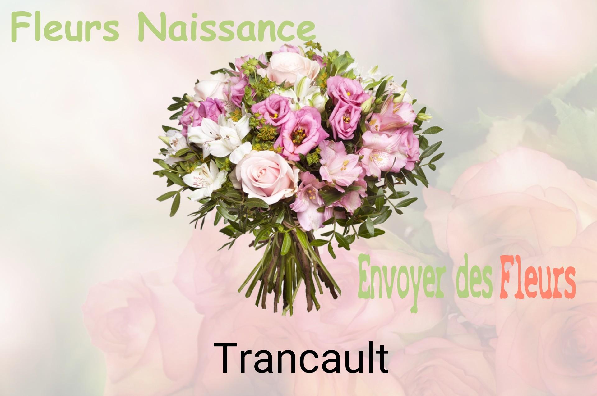 Bouquet de fleurs de naissance livré à Trancault